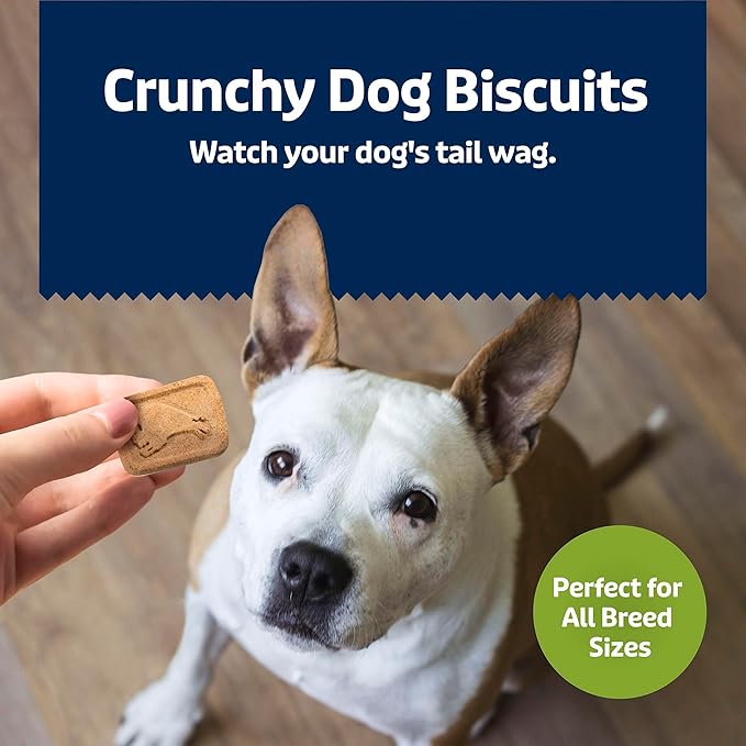Blue Buffalo Health Bars Crunchy Dog Biscuits, Oven-Baked with Natural Ingredients, Apples & Yogurt, 3.5-lbs Box
