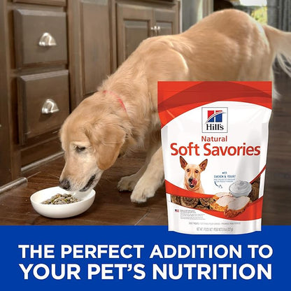 Hill's Natural Soft Savories Dog Treats, Chicken & Yogurt, 8 oz. Bag