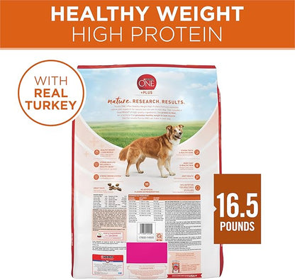 Purina ONE Plus Healthy Weight High-Protein Dog Food Dry Formula - 16.5 lb. Bag