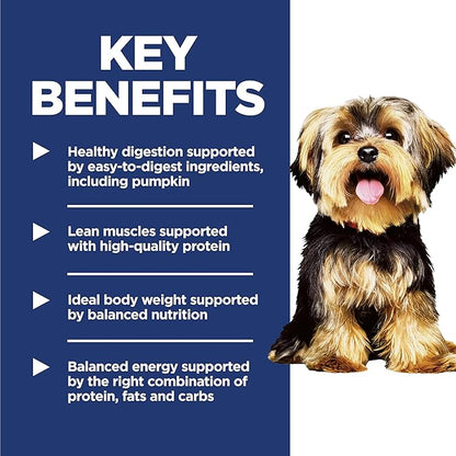 Hill's Science Diet Small & Mini, Adult 1-6, Small & Mini Breeds Premium Nutrition, Dry Dog Food, Lamb & Brown Rice, 15.5 lb Bag