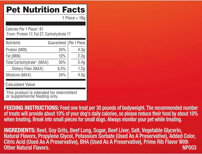 Pup-Peroni Dog Treats, Filet Mignon & Bacon Flavors, 22.5 Ounce, Made with Real Steak (Pack of 2)