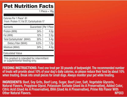 Pup-Peroni Dog Treats, Filet Mignon & Bacon Flavors, 22.5 Ounce, Made with Real Steak (Pack of 2)
