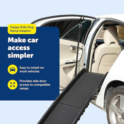 PetSafe Happy Ride Dog Ramp Adaptor - Secure Side Door Entry Support - Portable Ramp Adapter for Cars SUVs & Trucks - Convenient Pet Entry Support - Durable Ramp Connector