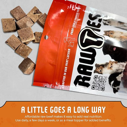 Premium Freeze-Dried Raw Beef Liver for Dogs – 100% USA-Sourced Raw Meat Dog Food – Grain-Free, No Fillers, High Protein Nutrition for Small & Large Breeds, 4 Pack