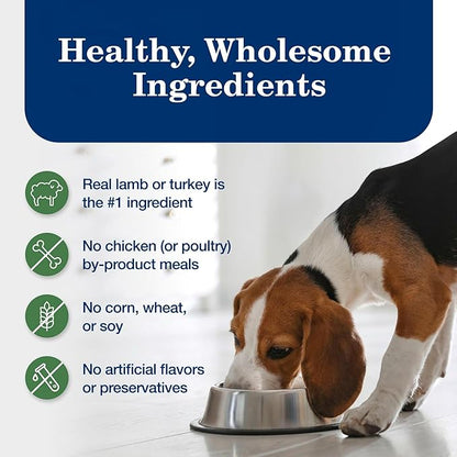 Blue Buffalo Homestyle Recipe Adult Wet Dog Food, Made with Natural Ingredients, Turkey and Lamb Dinner Variety Pack, 12.5-oz Cans (6 Count, 3 of Each)