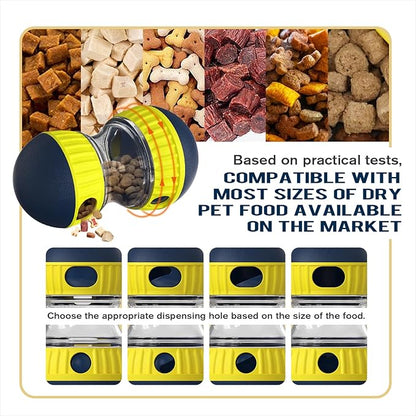 TLKNG Large Size Dog Enrichment Toy for Medium/Small Dogs Treat Dispenser Ball, Puppy Food Dispensing Toys & Puzzles Slow Feeder & Mental Stimulation,Ultimate Boredom Buster