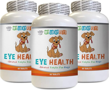 Dog Eye Health - Dog Eye Health - Advanced Formula - Benefits Vision - Immune Support - Dog Vitamin e - 3 Bottles (180 Treats)