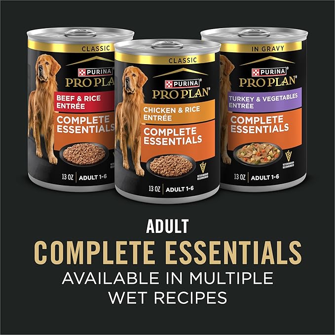 Purina Pro Plan Complete Essentials Shredded Blend Turkey and Rice Dog Food Dry Formula with Probiotics for Dogs - 33 lb. Bag