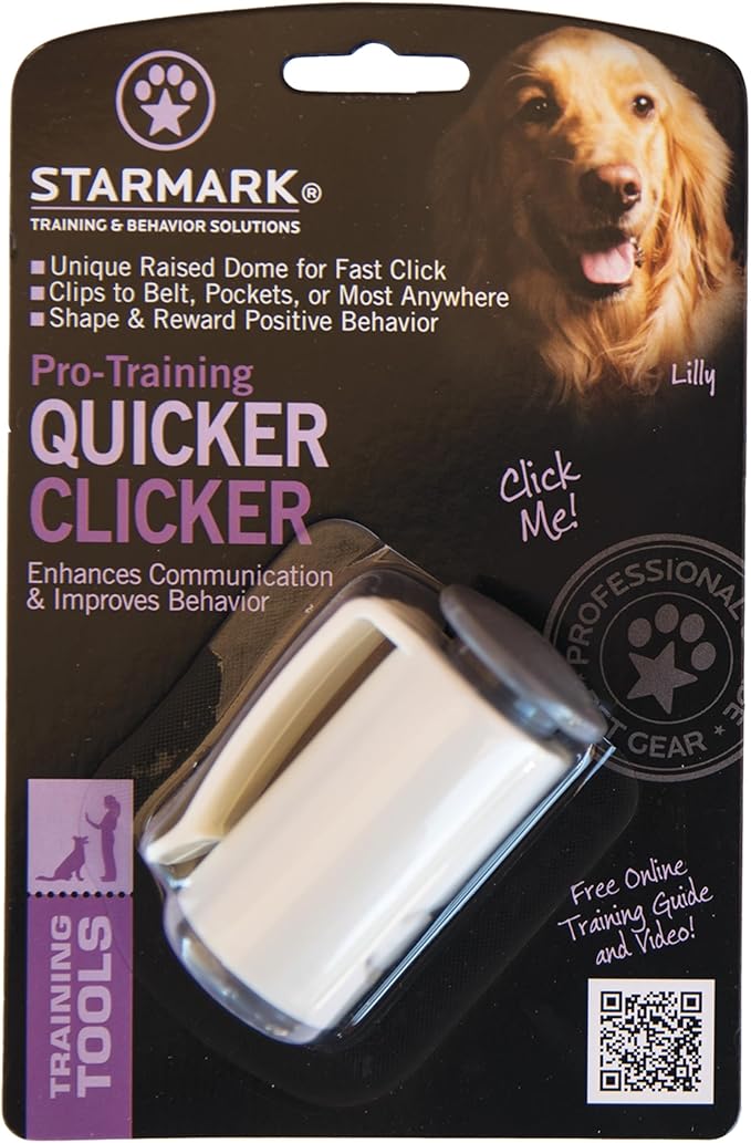Triple Crown Pro Training Quicker Clicker Device Dome Shape Fast Click Pet Dog
