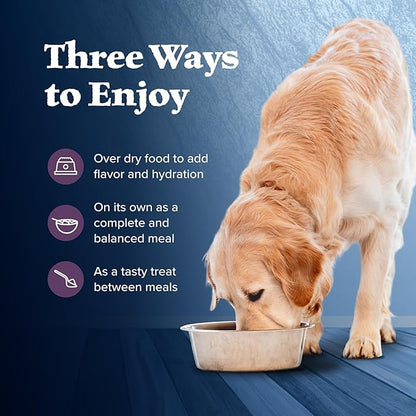 Blue Buffalo Wilderness Adult Wet Dog Food,High-Protein & Grain-Free,Made with Natural Ingredients,Beef & Chicken Grill,12.5-oz Cans,(Pack of 24)