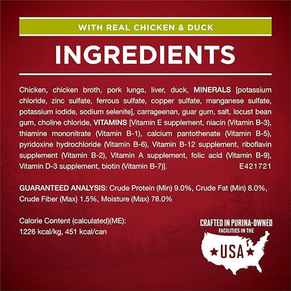 Purina ONE Natural Grain Free Wet Dog Food Variety Pack, True Instinct Classic Ground - 13 Ounce (Pack of 6)