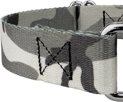 Country Brook Petz - Urban Camo Martingale Dog Collar and Leash - Camouflage Collection Featuring Rugged Designs (1/2 Inch, 2XS)