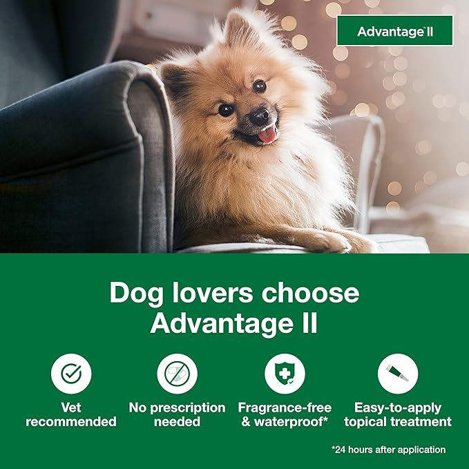 Advantage II Small Dog, 4 pack