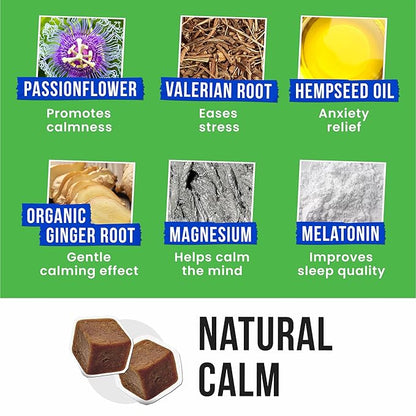 Advanced Hemp Calming Chews for Dogs - Dog Calming Chews - 120 Anxiety Relief Treats - Hemp Oil - Dog Calming Treats - Sleep Calming Aid - Calming Hemp Treats for Joint Health