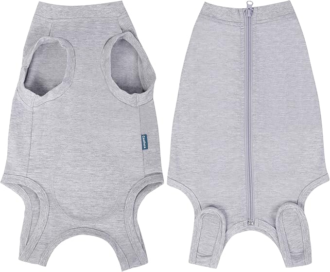 Dog Surgery Recovery Suit - After Spay, Abdominal Wounds Post Surgical Recovery, Anti Licking Breathable Dog Onesies for Small, Medium & Large Pet, Alternative Bandages Cone E-Collar