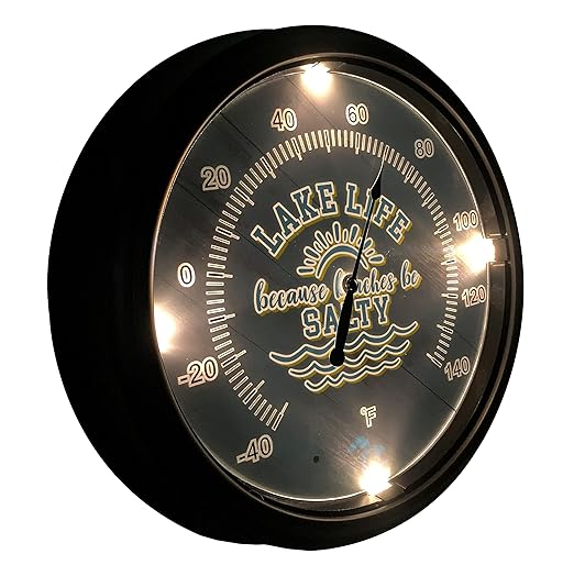 University of Georgia (Bulldog) Indoor/Outdoor LED Thermometer