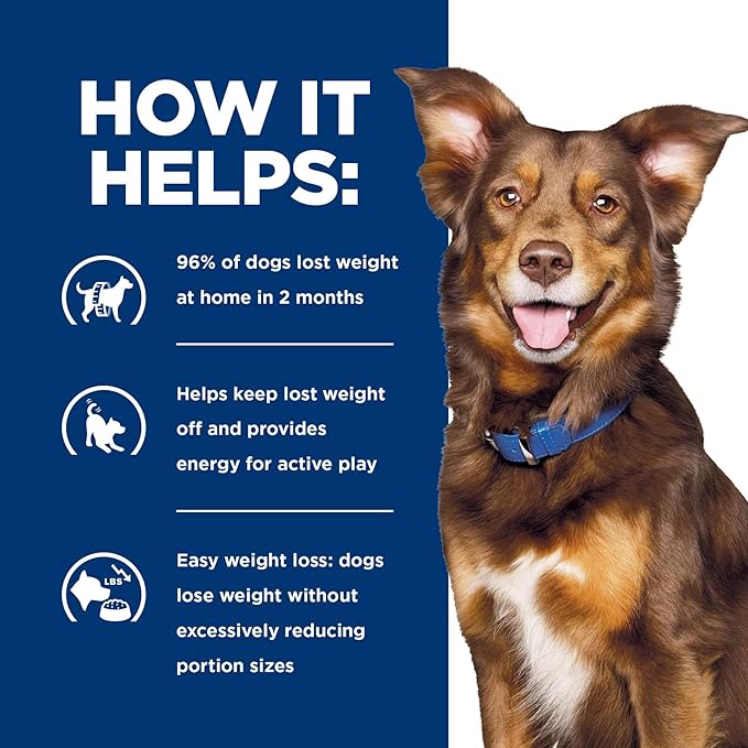 Hill's Prescription Diet Metabolic Weight Management Dry Dog Food, Chicken, 27.5 lb. Bag