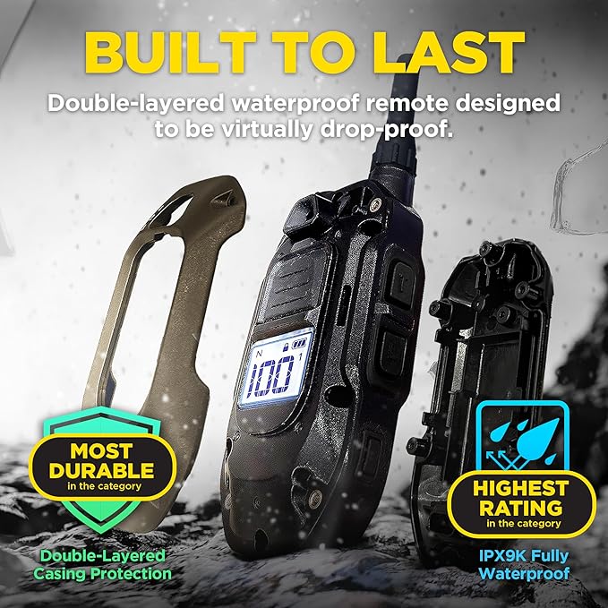 Dogtra 280X 2-Dogs E-Collar with Remote [New Edition] 10 lbs+, 1/2 Mile Range, LED Light, 100 Levels of Control for Stubborn Dogs, Waterproof, Boost for Quick Recall, Vibration, Safety Lock & Tone