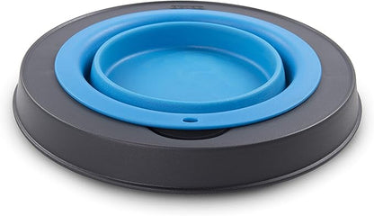 Dexas Pets Single Elevated Pet Feeder/Pet Bowl, 4 Cup Capacity, Pro Blue (PW1404322194)