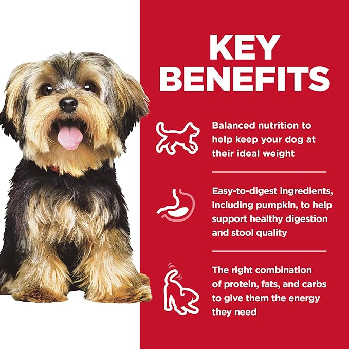 Hill's Science Diet Adult 1-6 Small & Mini Wet Dog Food, Chicken & Vegetables, 3.5 oz. Trays, 12-Pack
