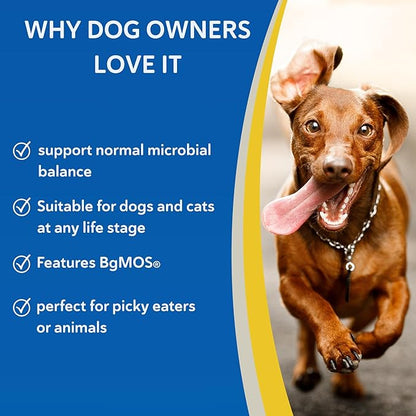Doc Roy’s GI Synbiotics Probiotic & Prebiotic Granules for Dogs & Cats, Digestive & Immune Health Supplement with Live Cultures, BgMOS & Beta Glucans, Chicken Flavor, 25lb Granules