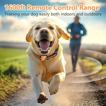 Shock Collar for Dogs, Dog Training Collar with Remote Control for 2 Dogs, 3 Training Modes with Beep, Vibration and Satic, Waterproof, Rechargeable for Large Medium Small