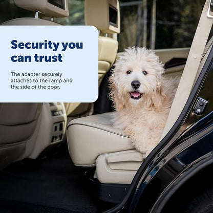 PetSafe Happy Ride Dog Ramp Adaptor - Secure Side Door Entry Support - Portable Ramp Adapter for Cars SUVs & Trucks - Convenient Pet Entry Support - Durable Ramp Connector