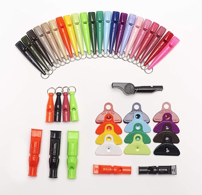 THE ACME | Dog Training Whistle Number 210 Coming in Various Sizes & Colours | Good Sound Quality, Weather-Proof Whistles | Designed and Made in The UK | Black