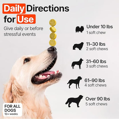 Dog Allergy Chews – Dog Allergy Relief, Itch Relief for Dogs – Anti Itch, Allergies & Immune Chews for Dogs with Omega 3 Fish Oil, Colostrum & Probiotics – 340 Count, Made in USA