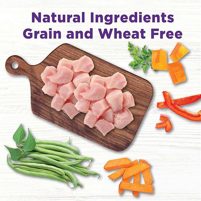 Wellness Bowl Boosters Hearty Topper Wet Dog Food for Small, Medium, and Large Breeds, Grain Free, Natural, Chicken and Pumpkin Recipe, 5.5 oz, Pack of 12