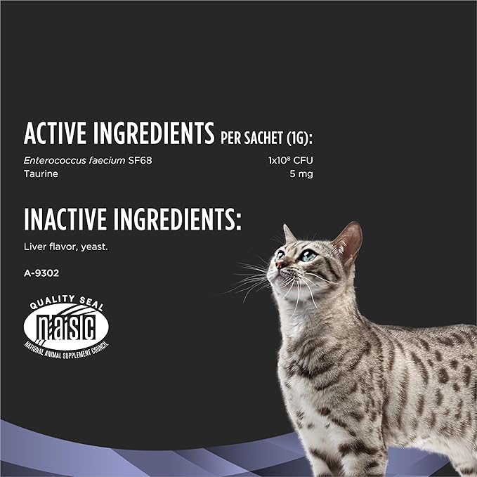 Purina Pro Plan Veterinary Supplements FortiFlora Cat Probiotic Supplement for Cats with Diarrhea 30 ct. Box (Pack of 2)