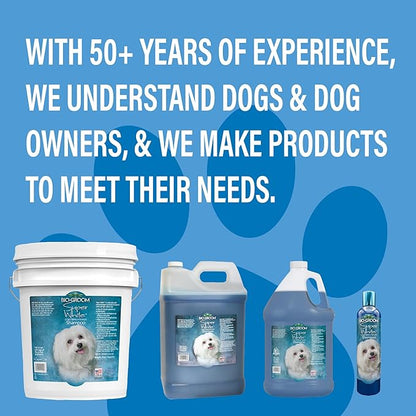 Bio-Groom Super Whitening Dog Shampoo - Whitening Pet Shampoo, Dog Bathing Supplies, Puppy Wash, Dog Grooming Supplies, Cruelty-Free - 12 fl oz 1-Pack