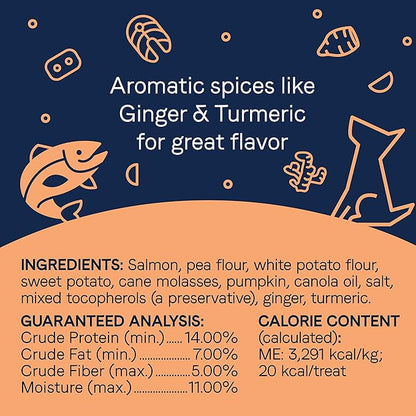 Canidae Pure Dog Treat Biscuits with Salmon & Sweet Potato, 11 oz, Grain Free