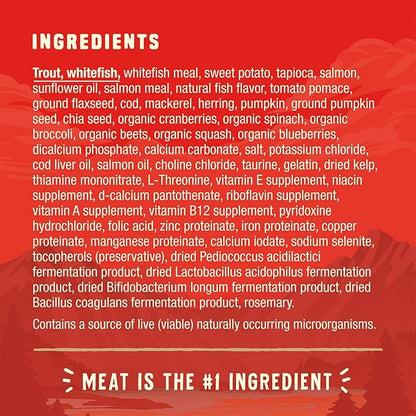 Stella & Chewy's Wild Red Dry Dog Food Raw Coated High Protein Grain & Legume Free Ocean Recipe, 21 lb. Bag