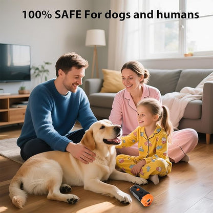 Ultrasonic Dog Bark Deterrent Devices - Rechargeable Anti-Barking Devices, 33-40FT Range Bark Control,Human Portable Dog Training & Behavior Aids