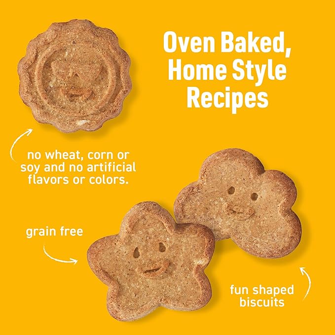 Cloud Star Wag More Bark Less Crunchy Grain Free Dog Treats, Peanut Butter & Apples, 14 oz. Box