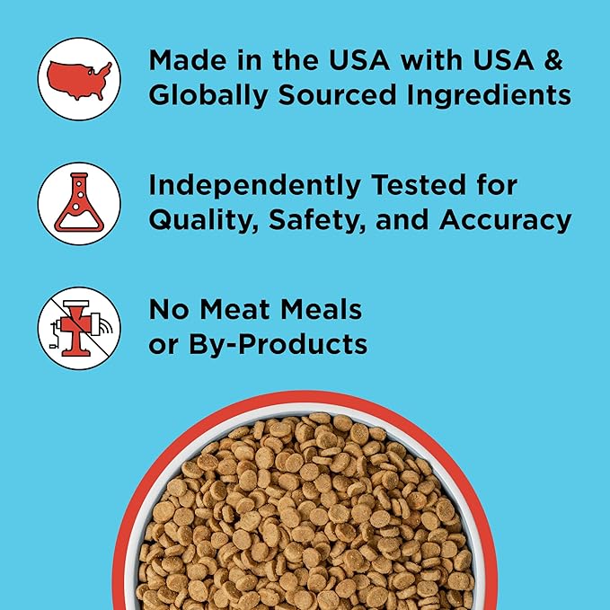 BIXBI Liberty Grain-Free Dry Dog Food, Beef Recipe – Fresh Meat, High Protein, No Meat Meals – USA Made, 22 lbs