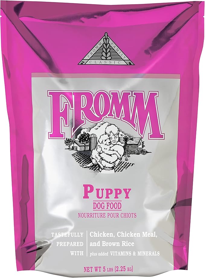 Fromm Classic Puppy Dog Food - Premium Dry Puppy Food for Large, Medium, & Small Breeds - Chicken Recipe - 5 lb