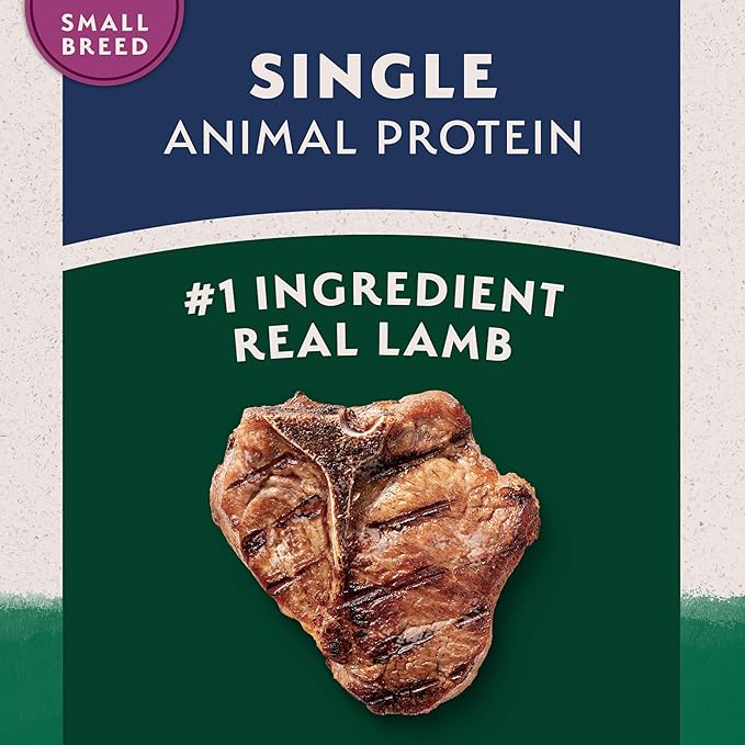 Natural Balance Limited Ingredient Small-Breed Adult Dry Dog Food with Healthy Grains, Lamb & Brown Rice Recipe, 12 Pound (Pack of 1)