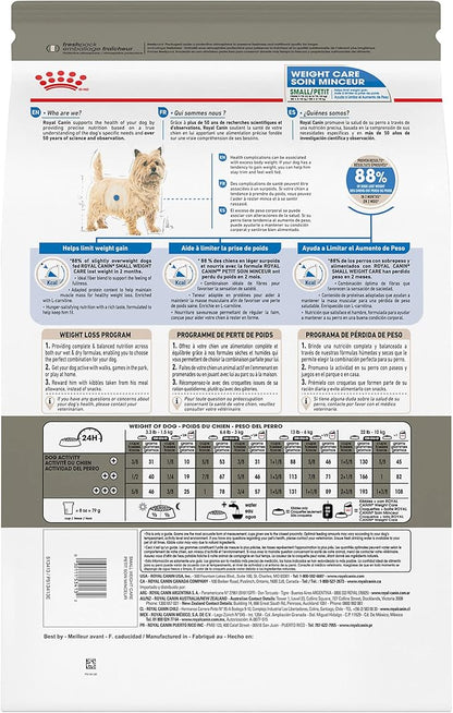 Royal Canin Canine Care Nutrition Small Weight Care Adult Dry Dog Food, 2.5 lb Bag