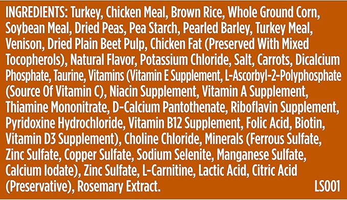 Nutrish Rachael Ray Healthy Weight Adult Dry Dog Food Real Turkey, Brown Rice & Venison Recipe, 4.5 lb. Bag