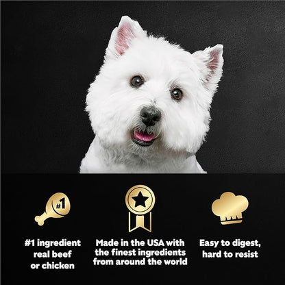 Cesar Home Delights Adult Wet Dog Food, Slow Cooked Chicken & Vegetables Dinner in Sauce and Beef Stew Variety Pack, Wet Food for Dogs, 3.5 oz Tray, 12 Count (Pack of 2)