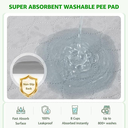 Portable Dog Grass Pad with Tray 20''x30'': Dog Litter Box with Artificial Grass Patch Bathroom Mat & Washable Pee Pad for Puppy Potty Training, Pet Loo Indoor Outdoor Use for Patio Balcony Apartment