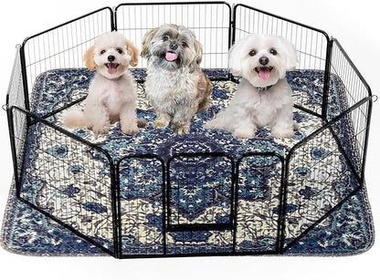 PUPIBOO Washable Pee Pads for Dogs & Cats 54x 54 Super Absorbent Reusable Puppy Training Pads - 100% Waterproof, Leak-Proof, Non-Slip Pet Pads for Housebreaking, Whelping & Indoor Floor Protection