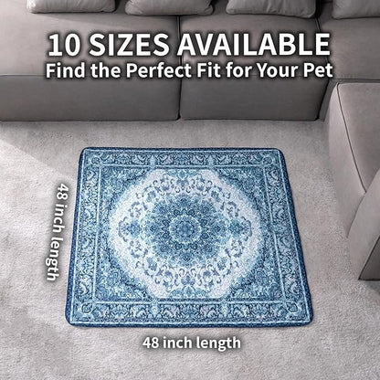Washable Pee Pads for Dogs, Reusable Puppy Potty Training Pads, Ultra-Absorbent Thick Waterproof Leak-Proof Non-Slip Pads & Mat for Crate, Playpen, Floor, Whelping & Housebreaking , 2 Pack 48"x48"
