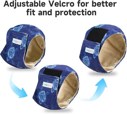 Male Dogs Diapers Belly Bands(4Pack), Washable Reusable Male Boy Doggy Wraps Panties for Doggie Puppy Pooping Potty Training Incontinence Marking Pañal para Perro Medium