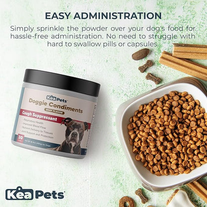 Cough Suppressant for Dogs - Natural Dog Respiratory Support During Kennel Cough Respiratory Health, and Optimal Dog Breathing