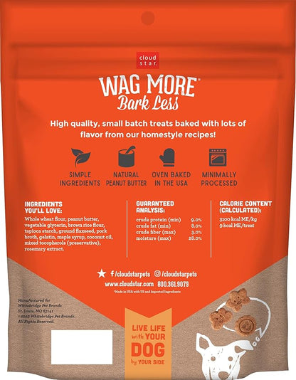 Cloud Star WagCloud Star Wag More Bark Less Original Soft & Chewy Dog Treats, Corn & Soy Free, Baked in USA More Bark Less Original Soft & Chewy Dog Treats