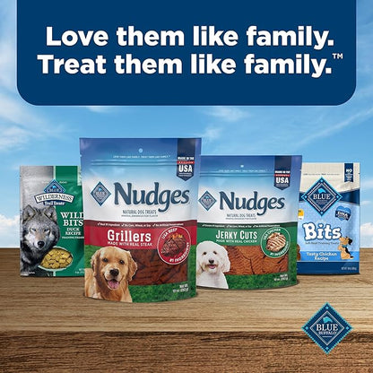 Blue Buffalo Nudges Homestyle Natural Dog Treats Chicken and Bacon, 16-oz Bag