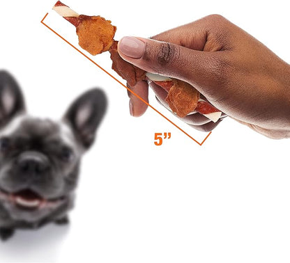 Good'N'Fun Triple Flavored Rawhide Kabobs for Dogs, 4-Ounce (Pack of 2)